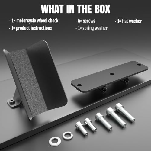 E-Track Motorcycle Wheel Chock Fits Floor or Wall E-Track 3pcs - Image 7