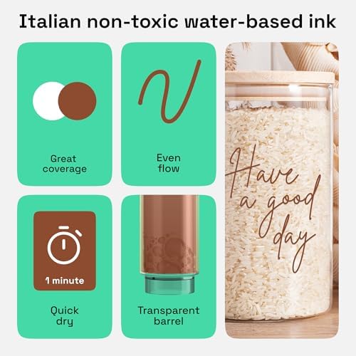 ARTISTRO Brown Acrylic Paint Markers - Image 4