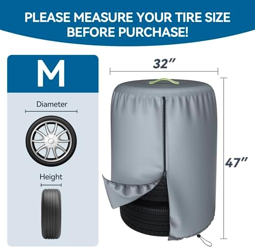 600D Tire Storage Bag, Tyre Dust Protective Cover - Image 6