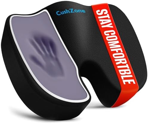 CushZone XL Memory Foam Seat Cushion by CushZone