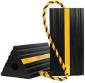 MaxxHaul 50019 Heavy Duty 3-Sided Rubber Wheel Chock by MaxxHaul