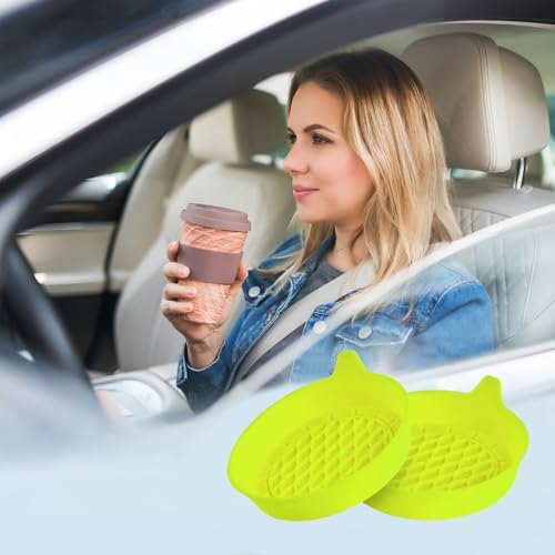Zpana Bling Car Cup Holder Coaster, Shockproof Auto Interior Decorative Coasters - Image 6