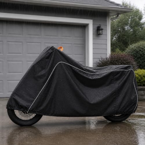 Electric Dirt Bike Cover, Fits 12"-14" Fat Tire E-Bikes, 600D Waterproof - Image 4