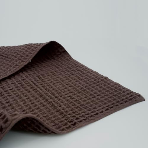 Luxury Organic Japanese Cotton Waffle Bath Towel | Thick, Quick Dry Bathroom - Image 6