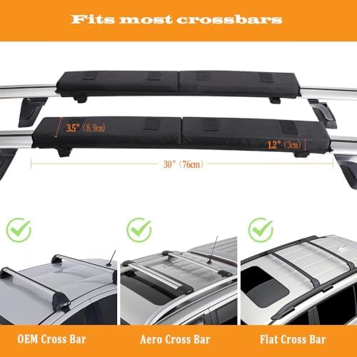 Roof Rack Cross Pads Fit on Cross Bars - Image 3