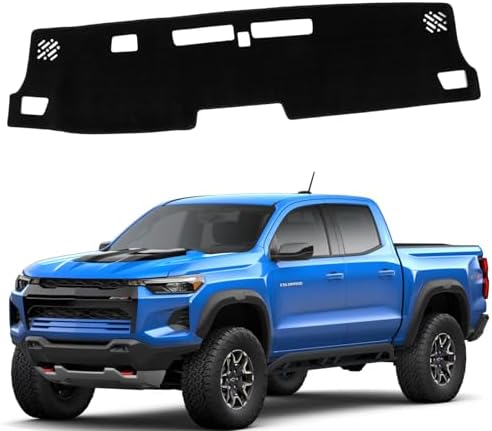 Dashboard Mat Cover for Chevy Chevrolet Colorado 2023 2024 2025 2026 Nonslip by BOLTRY