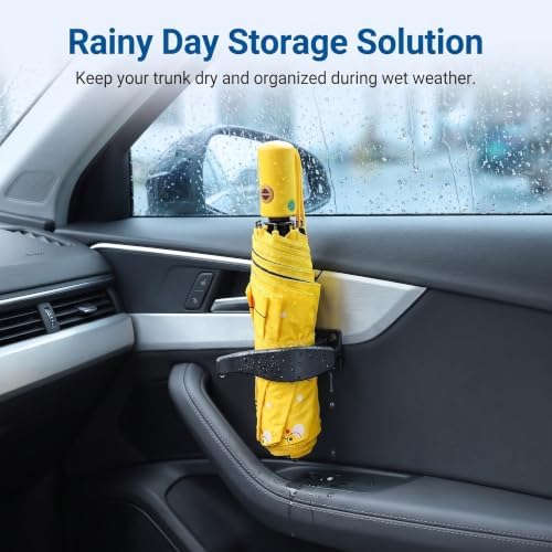 2 PCS Car Trunk Umbrella Holder Clip, Heavy‑Duty ABS Umbrella Fixing Clamp - Image 6