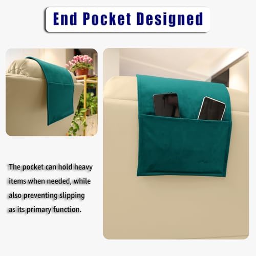 Velvet Recliner Headrest Pillow, Non-Slip Neck Support - Image 6