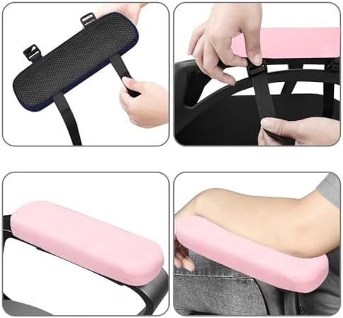 MOSISO Chair Armrest Pads, Home/Office Chair Arm Rest Covers - Image 3