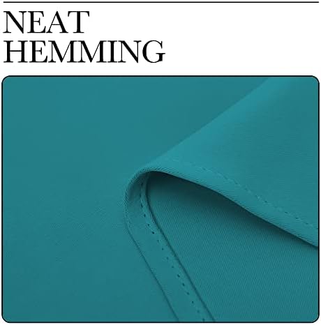 NICETOWN Room Darkening Curtains, 2 Panels, W42 x 48-inch, Peacock Teal - Image 7