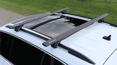 BrightLines Black Heavy Duty 220 lbs Universal Crossbars Roof Racks Compatible - Image 3