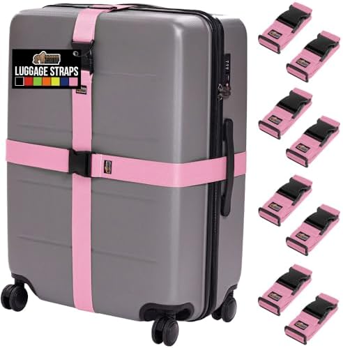 GORILLA GRIP Heavy Duty Luggage Straps by GorillaGrip