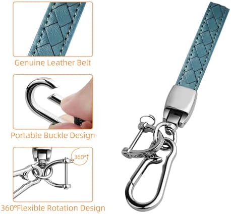 Soft Key Fob Cover with Keychain, 2021-2026 Chevy GMC Smart Key Protector - Image 6