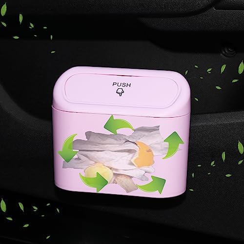 Car Trash Can Bin with Lid - Image 3