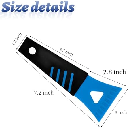 Ice Scraper for Car Windshield, Auto Freezer Shovel Defroster, Universal Fit - Image 2