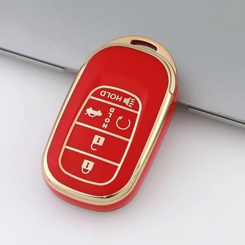 TPU Key Fob Cover with Bling Ring, Compatible with Honda Accord Civic HR-V CR-V - Image 3