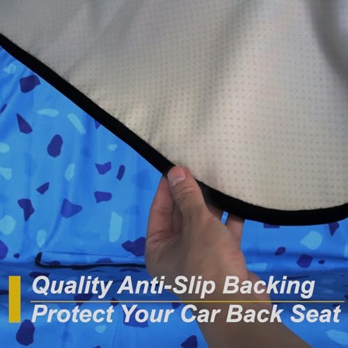 Back Seat Cover for Car Trucks Van SUV Jeep, Waterproof Rear Bench Towel Seat - Image 5