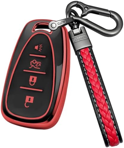 for Chevy Key Fob Cover with Keychain by Yonmcfn