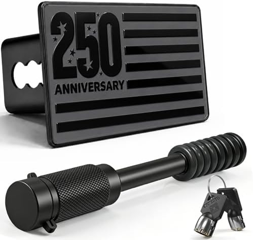 250th Anniversary of American Independence Trailer Hitch Cover by Unknown