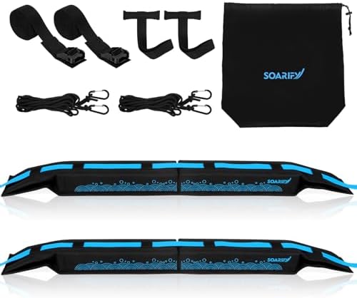 Universal Car Soft Roof Rack，Roof Pads Luggage Carrier by Unlocktheoutdoors