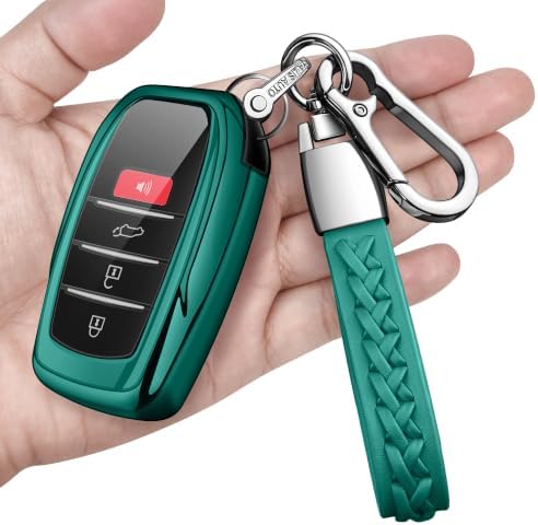 Key Fob Cover with keychain Compatible with Toyota 2025-2026 Camry 4Runner by Autophone