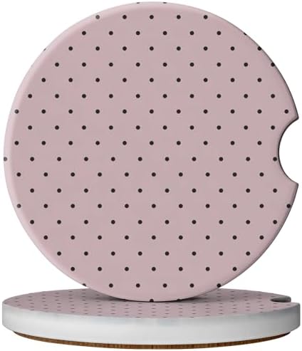 2 Pack Car Coasters for Cup Holders, Cute Car Accessories Interior by YeeCASE