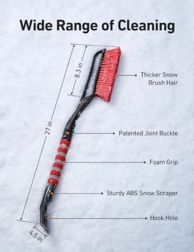 AstroAI 27" Snow Brush & Ice Scraper - Image 7
