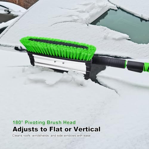 SEAAES 46.7 Inch Long Car Scraper Snow Brush - Image 7