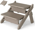 GREENVINES Foldable Dog Stairs & Steps, 2-in-1 HDPE Pet Ramp by GreenVines