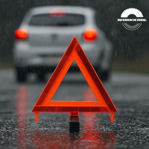 WORKKOOL 3 Pack Foldable Warning Reflective Triangles - Image 6