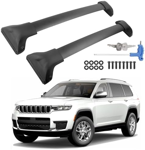 330LB Cross Bars Roof Rack for Jeep Grand Cherokee L 3-Row 21-26 WL 2-Row by GDYDI