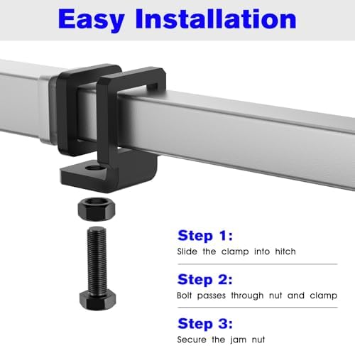 2" Anti Rattle Hitch Clamp, Heavy Duty Hitch Stabilizer - Image 5