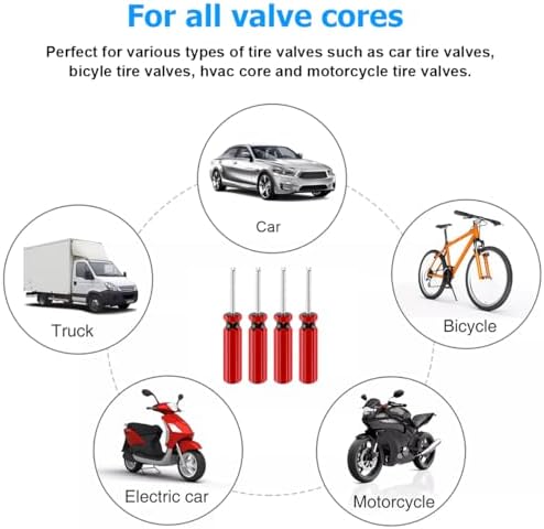 Mandark 10PCS Car Valve Core Removal Tool, 6523339 Vehicle Screwdriver Valve - Image 6