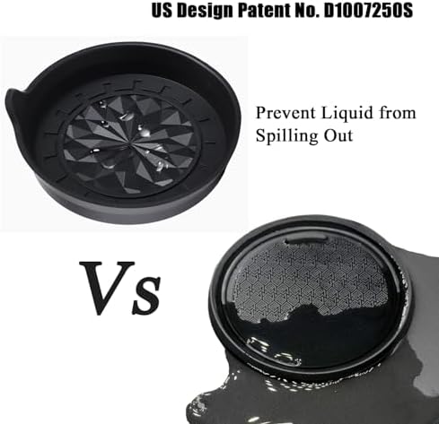 Amooca Automotive Cup Holders Universal Car Cup Coaster Waterproof Non-Slip - Image 3