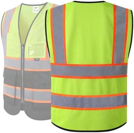 JKSafety Safety Vest for men women Hi Vis Vest - Image 5