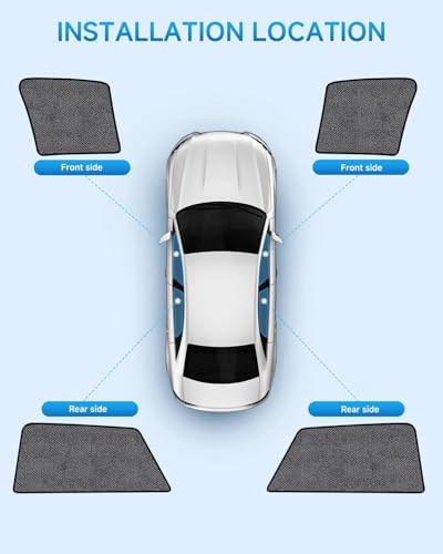 Car Window Shades for Subaru Outback, UV & Heat Blocker, Privacy Protection for - Image 2
