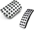 Non Slip Gas Brake Pedal Cover Aluminum Compatible by Lotcesfun
