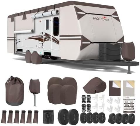 Trailer Cover 24-27 ft 9 Layers Waterproof Camper Cover by Unknown