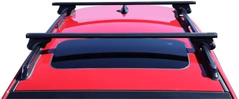 BrightLines Black Heavy Duty 220 lbs Universal Crossbars Roof Racks Compatible by ASG+AUTO+SPORTS