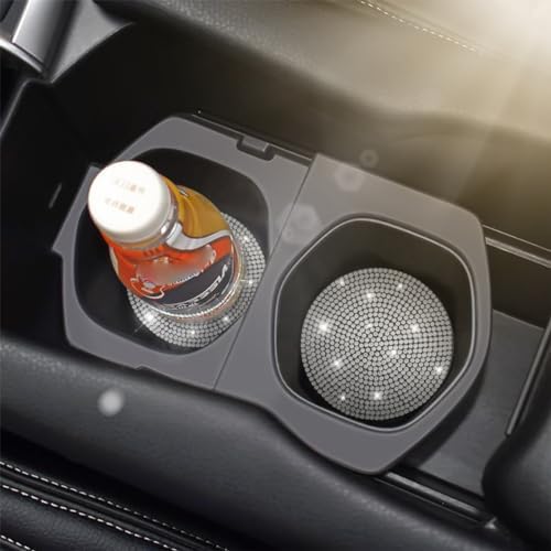 Osilly 2PCS 2.75 Inch Rhinestone Cup Holder Coasters - Image 5