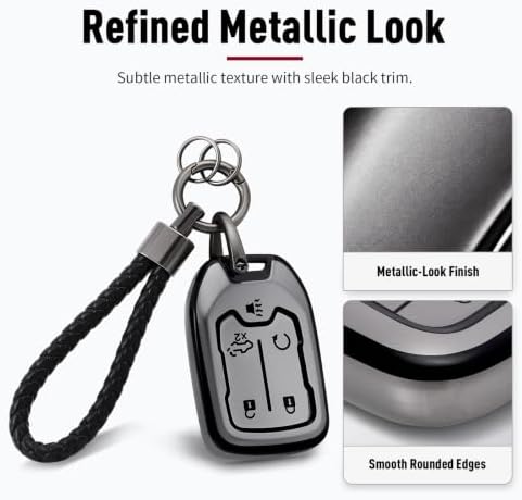 PIFOOG Matte Gray Key Fob Cover Fit - Image 3