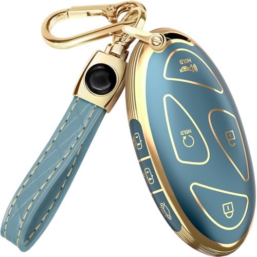 Lucrum Compatible with Hyundai Key Fob Cover & Keychain by Lucrum