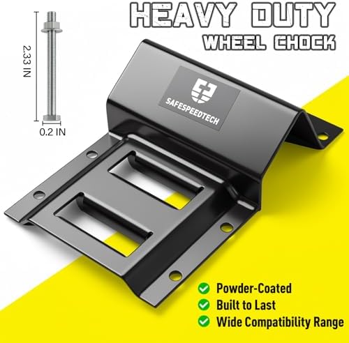 UTV Wheel Chock Tie Down Kit 4pk 2" x8' 4400LBS E Track Tire Ratchet Straps - Image 5