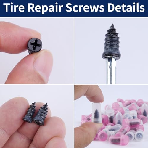 Tire Repair Screws 30 Pcs, Screw-In Tire Plugs Screw Type - Image 3