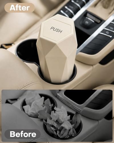 HOTOR Car Trash Can with Lid, 2 Pack - Image 3