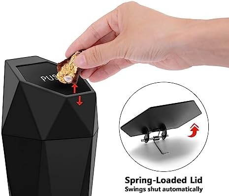 Ginsco Car Trash Can Cup Holder, 2 Pack Mini Trash Can - Image 6