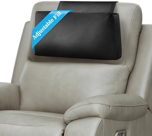Recliner Headrest Pillow, Adjustable Comfort Neck & Head Support Pillow by AHUAWA