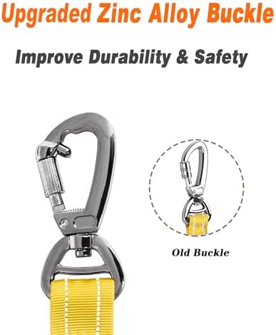 AUBELL Tactical Dog Leash Heavy Duty, 4-6ft No Pull Bungee Leash - Image 2