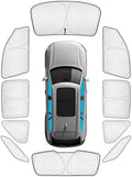 KMF 10pcs Thicken Sun Shades for Mercedes Benz GLE 2020-2024 Accessories by KMF