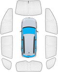KMF 8pcs Thicken Sun Shades for Subaru Outback 2010-2014 Accessories, Custom by KMF